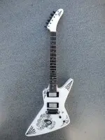 Dave Mustaine Holy Grail - Réplique de Guitare Miniature - Cadeaux de Musique - Ornement Fait à la Main