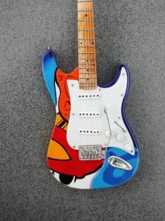 RGM04 Bob Marley  Miniature Guitar 