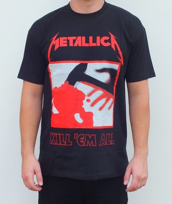 metallica t shirt kill em all