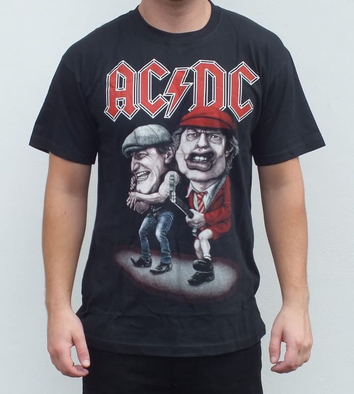and rgm840 ACDC Malcolm Young t-shirt Angus
