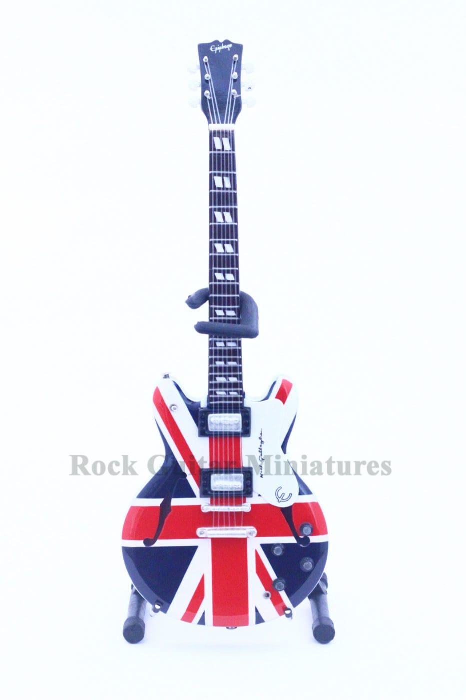 Guitarra En Miniatura Epiphone Epiphone Oasis Bandera Union Jack Mini Guitarra 