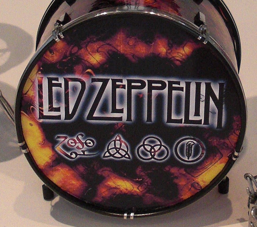 RGM345-2 Led Zeppelin Miniature Drum kit 