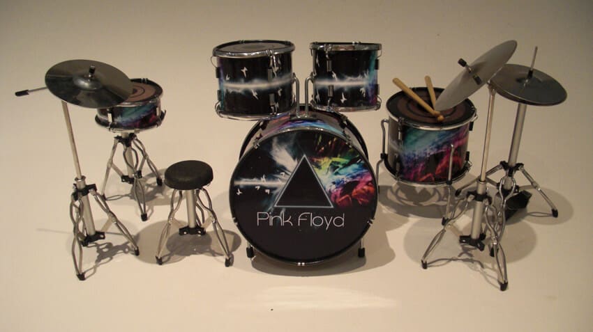 Miniature Drum Kit Set PINK FLOYD Stage
