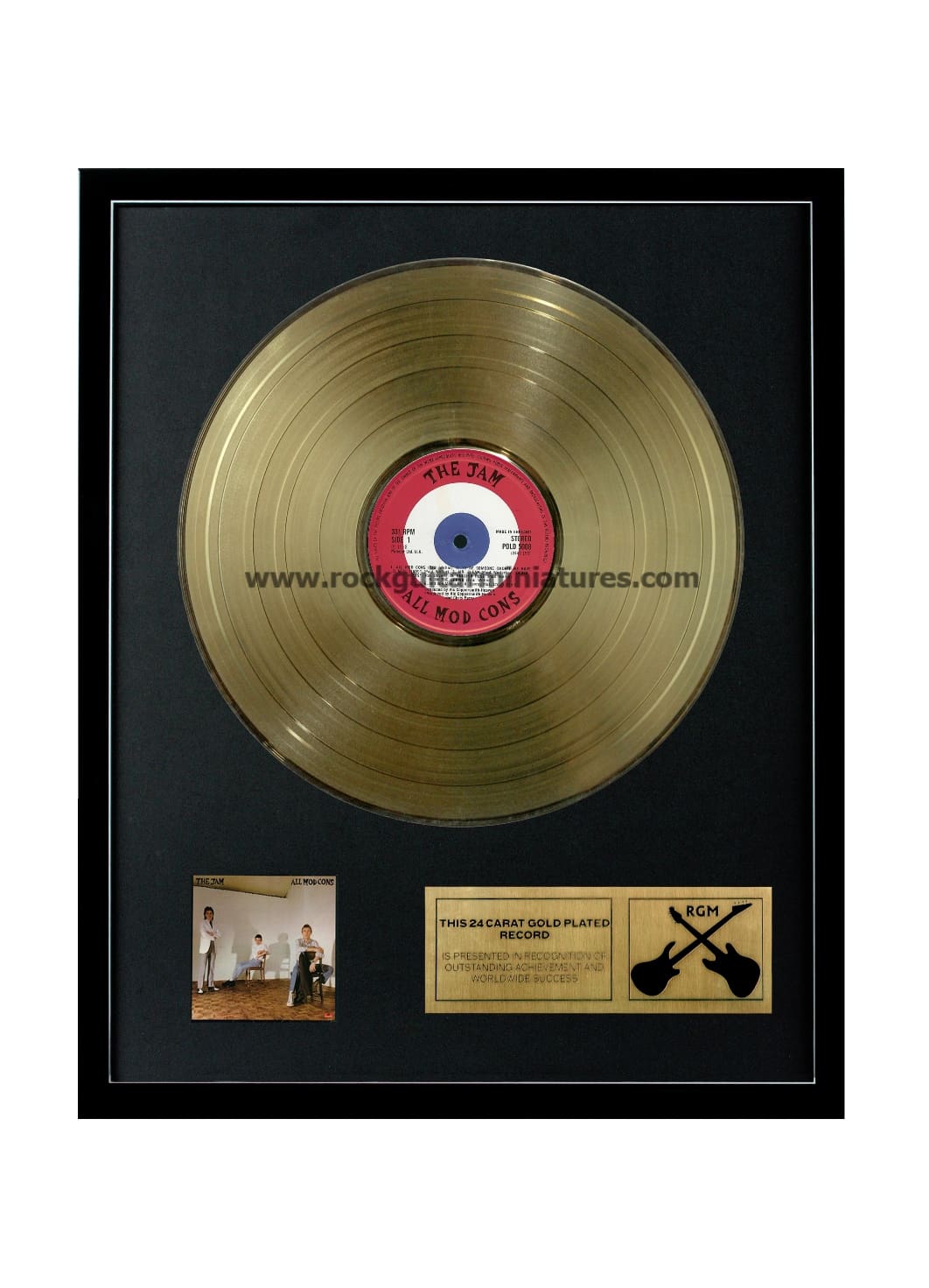 the jam signed gold disc