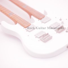 The Eagles Don Felder Double Neck Miniature Guitar Replica 
