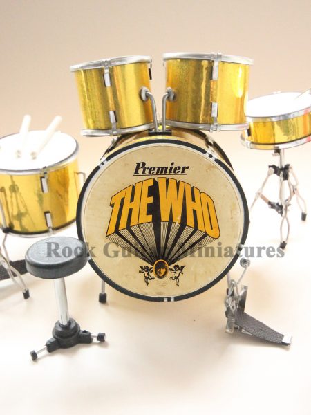 Keith Moon The Who Miniature Drum Kit Rgm368 8322