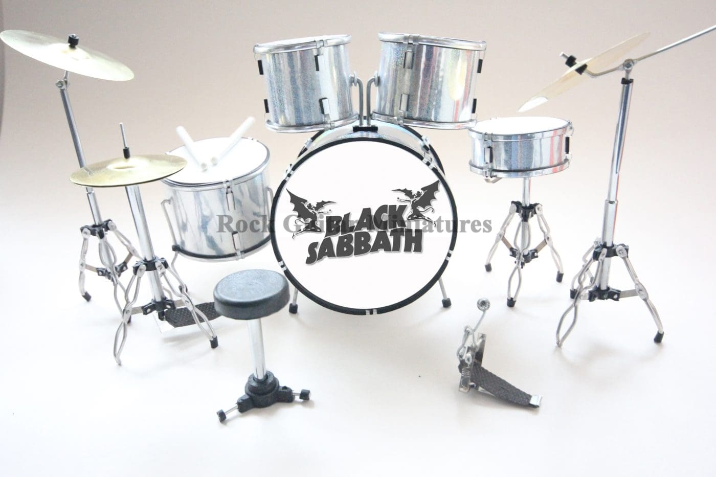 Miniature Drum Kit Set BLACK SABBATH 