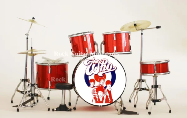 THE WHO Keith Moon Miniature Drum Kit (RGM326)